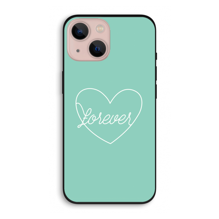 Forever heart pastel: iPhone 13 Biologisch afbreekbaar hoesje