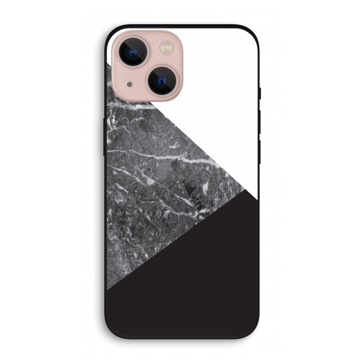 Combinatie marmer: iPhone 13 Biologisch afbreekbaar hoesje