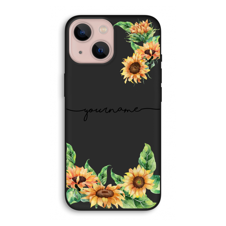Zonnebloemen: iPhone 13 Biologisch afbreekbaar hoesje
