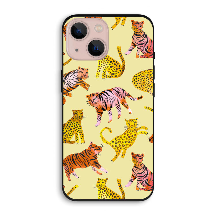 Cute Tigers and Leopards: iPhone 13 Biologisch afbreekbaar hoesje