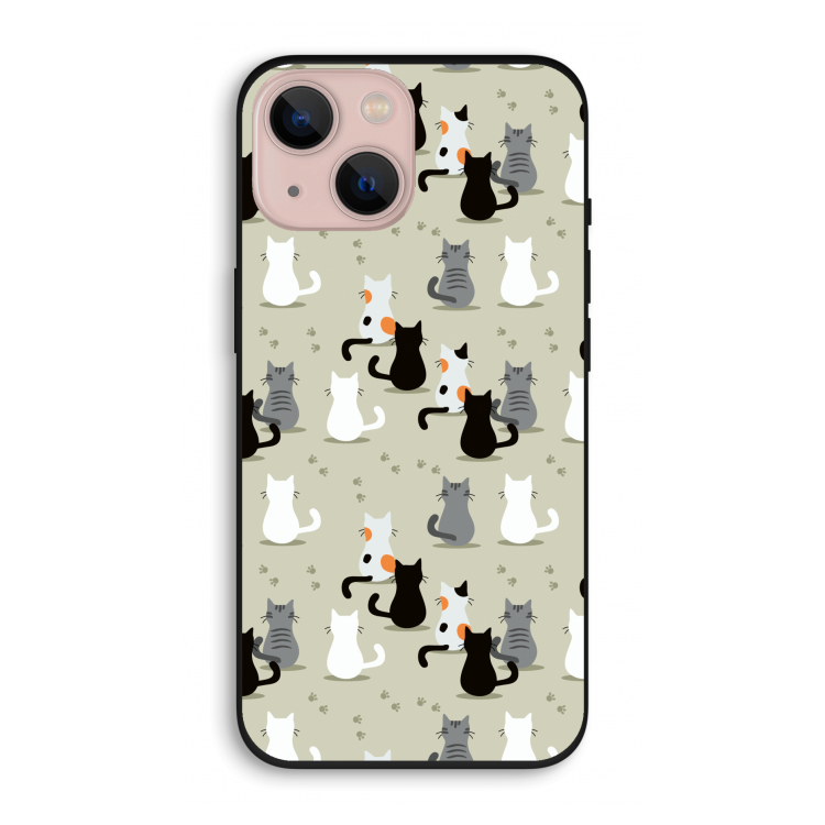 Katten: iPhone 13 Biologisch afbreekbaar hoesje
