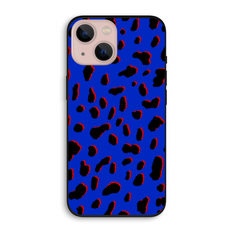 Blue Leopard: iPhone 13 Biologisch afbreekbaar hoesje