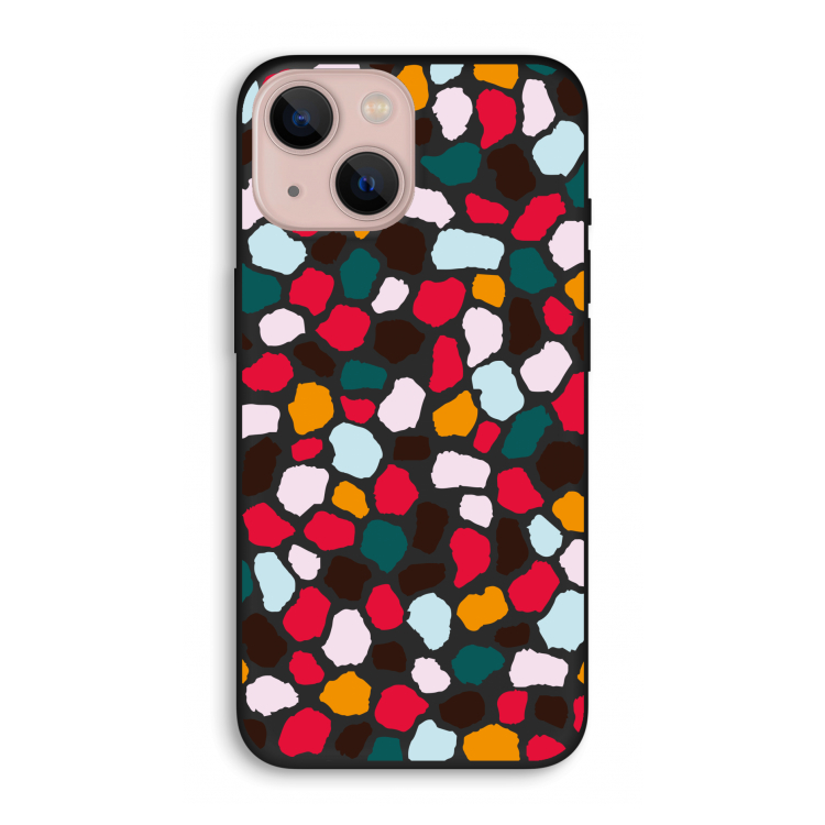 Colored Giraffe: iPhone 13 Biologisch afbreekbaar hoesje