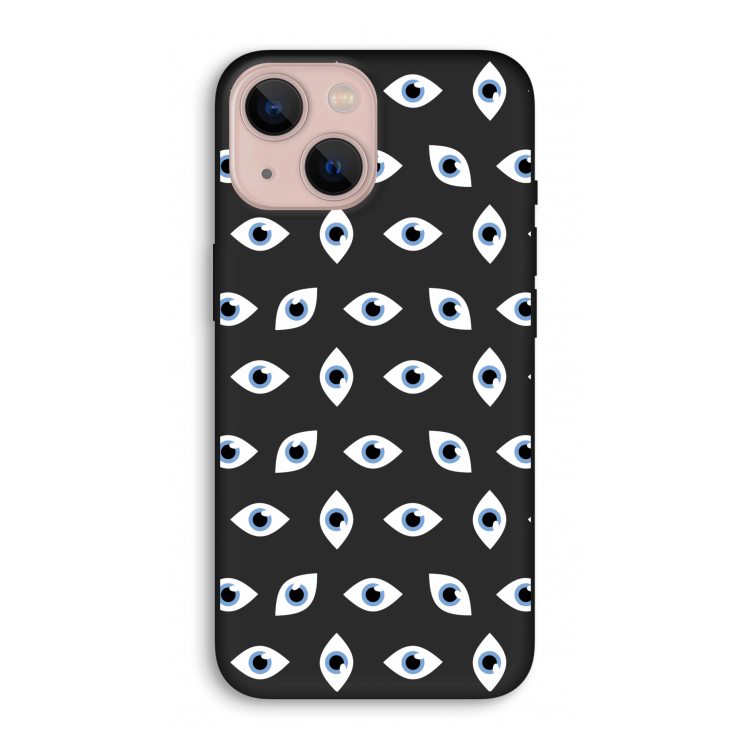 Eyes pattern: iPhone 13 Biologisch afbreekbaar hoesje