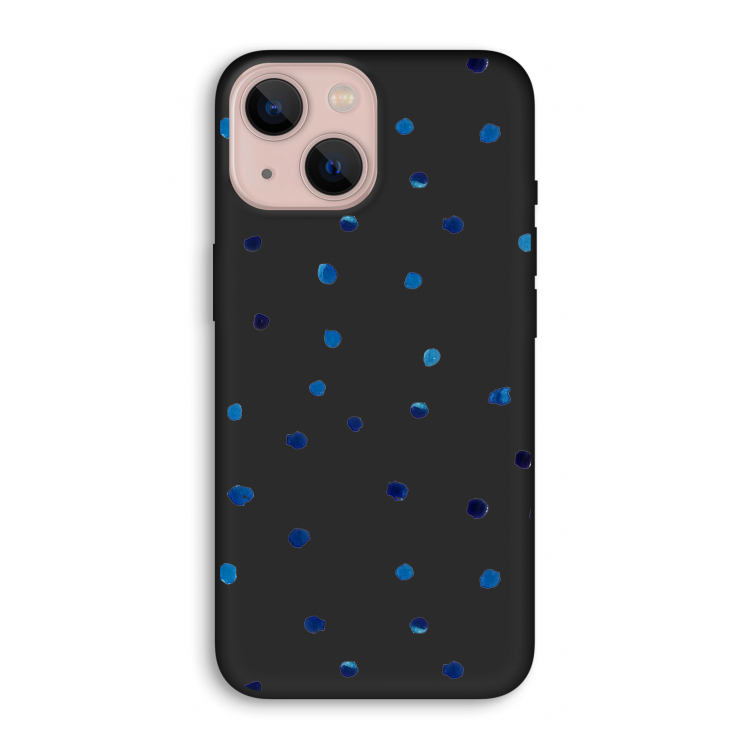 Blauwe stippen: iPhone 13 Biologisch afbreekbaar hoesje