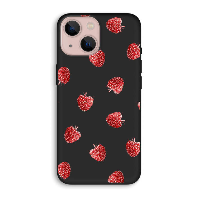 Framboosjes: iPhone 13 Biologisch afbreekbaar hoesje
