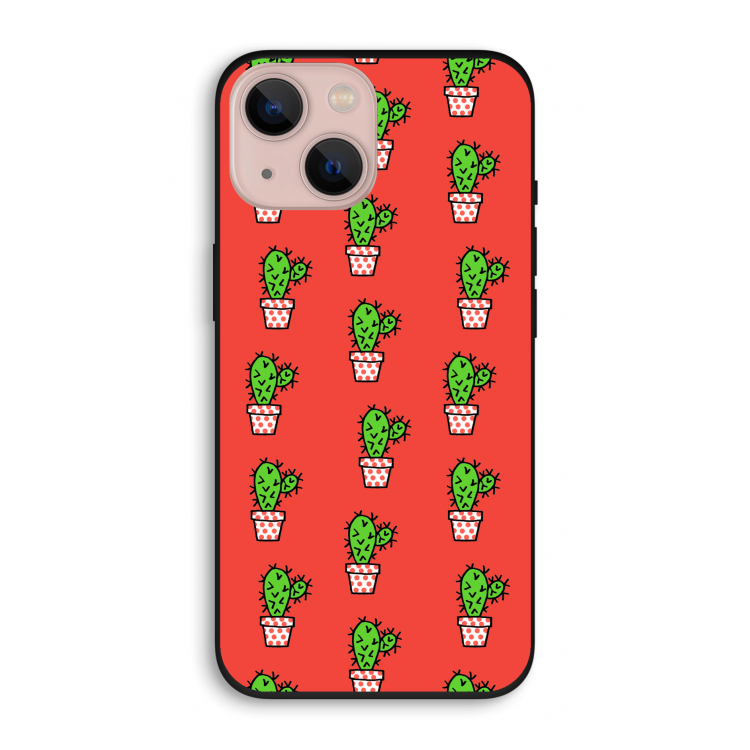 Mini cactus: iPhone 13 Biologisch afbreekbaar hoesje