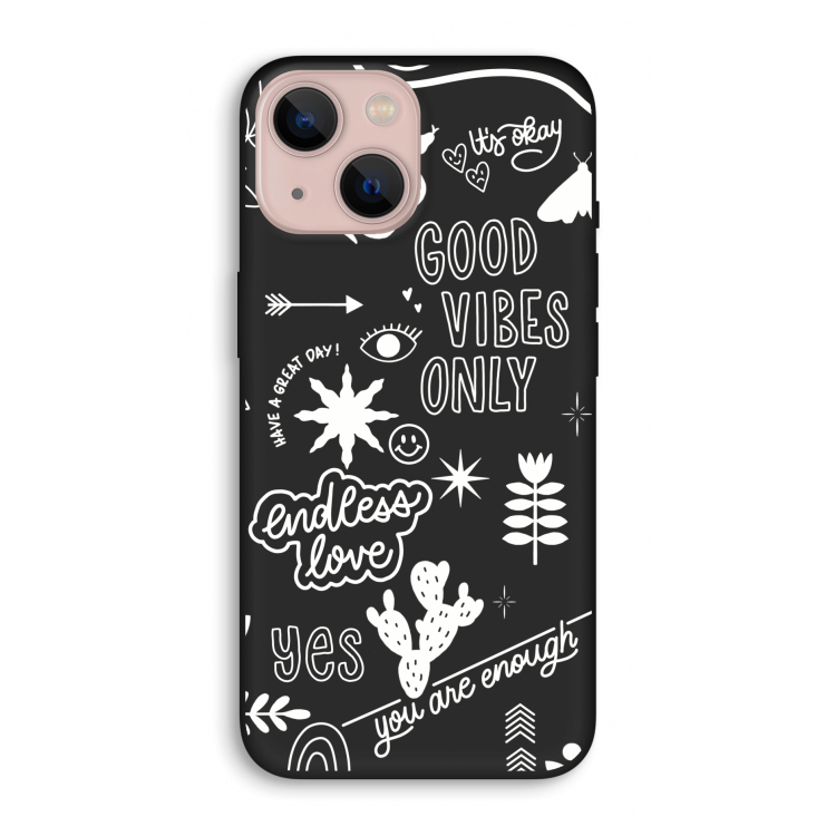 Good vibes: iPhone 13 Biologisch afbreekbaar hoesje