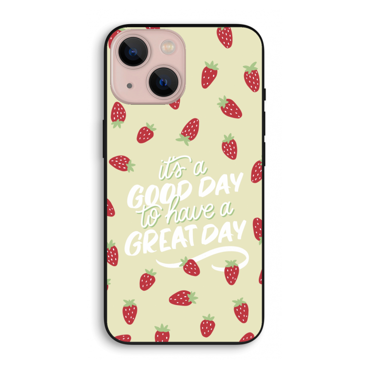 Don't forget to have a great day: iPhone 13 mini Biologisch afbreekbaar hoesje