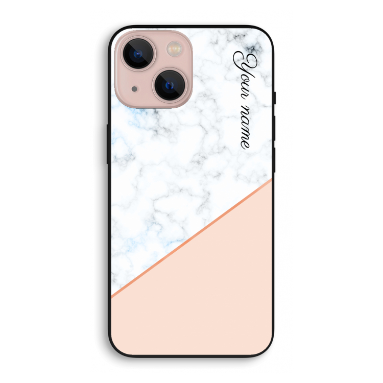 Marmer in stijl: iPhone 13 mini Biologisch afbreekbaar hoesje