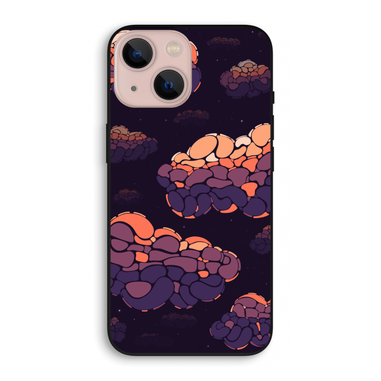 Patroon Wolken: iPhone 13 mini Biologisch afbreekbaar hoesje