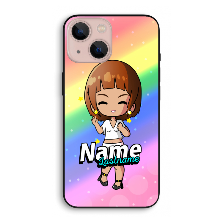 Chibi Maker vrouw: iPhone 13 mini Biologisch afbreekbaar hoesje