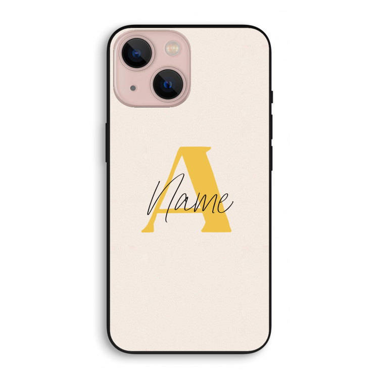 Amber Script: iPhone 13 mini Biologisch afbreekbaar hoesje