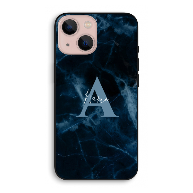 Midnight Marble: iPhone 13 mini Biologisch afbreekbaar hoesje