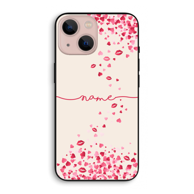 Hartjes en kusjes: iPhone 13 mini Biologisch afbreekbaar hoesje