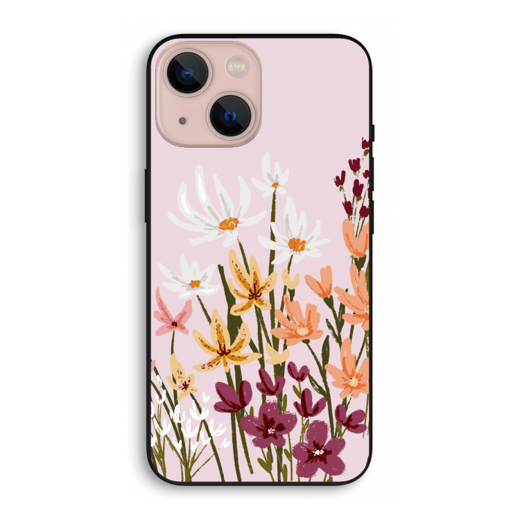 Painted wildflowers: iPhone 13 mini Biologisch afbreekbaar hoesje