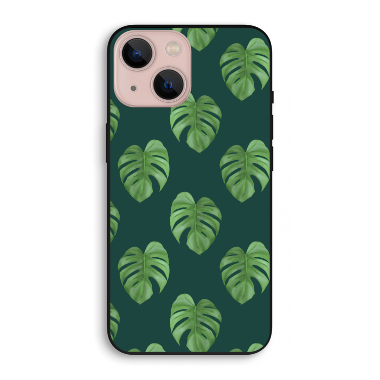 Monstera leaves: iPhone 13 mini Biologisch afbreekbaar hoesje