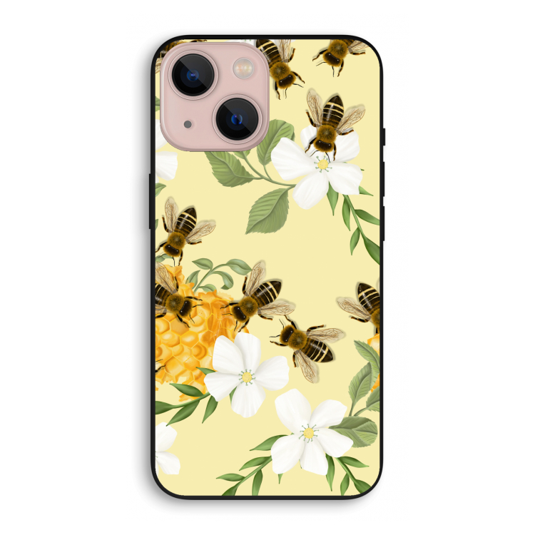 No flowers without bees: iPhone 13 mini Biologisch afbreekbaar hoesje