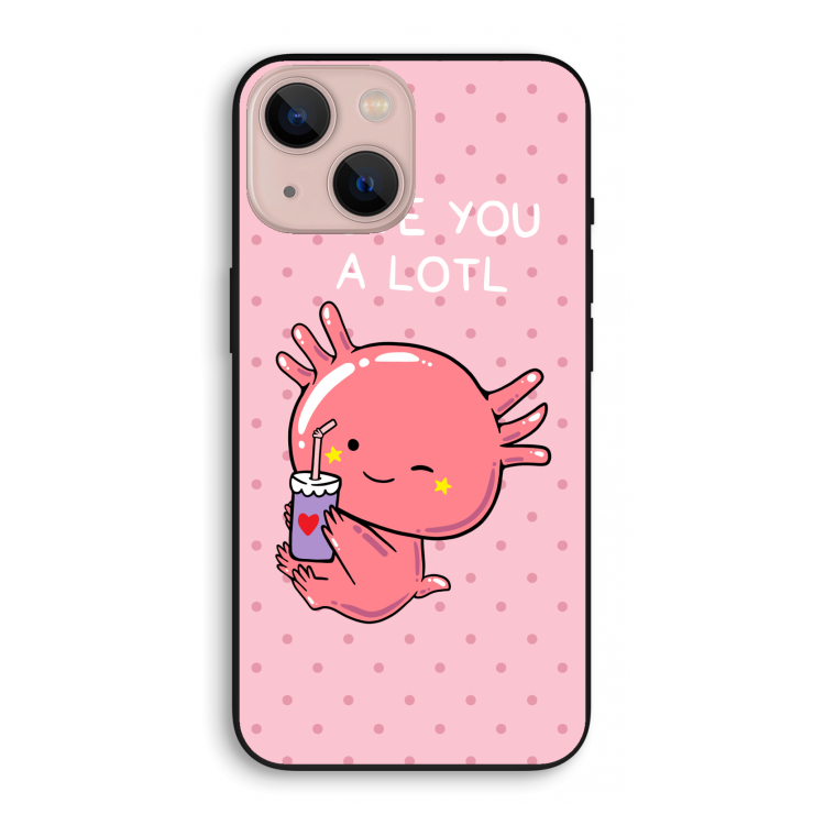 Love You A Lotl: iPhone 13 mini Biologisch afbreekbaar hoesje