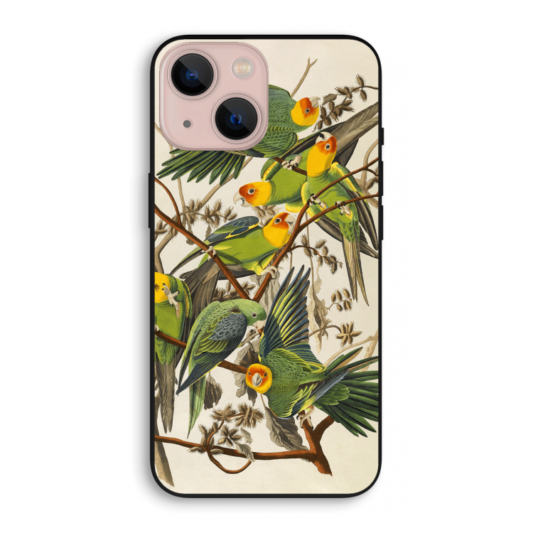 Carolinaparkiet: iPhone 13 mini Biologisch afbreekbaar hoesje