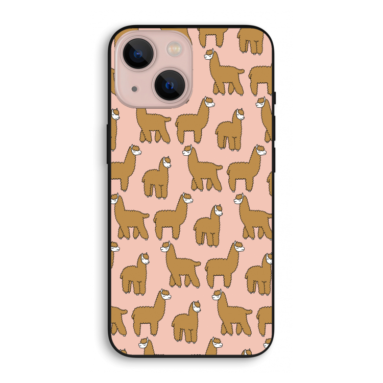 Alpacas: iPhone 13 mini Biologisch afbreekbaar hoesje