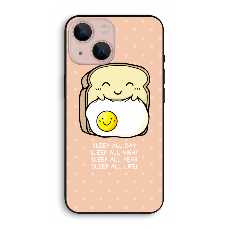 Sleep All Day: iPhone 13 mini Biologisch afbreekbaar hoesje
