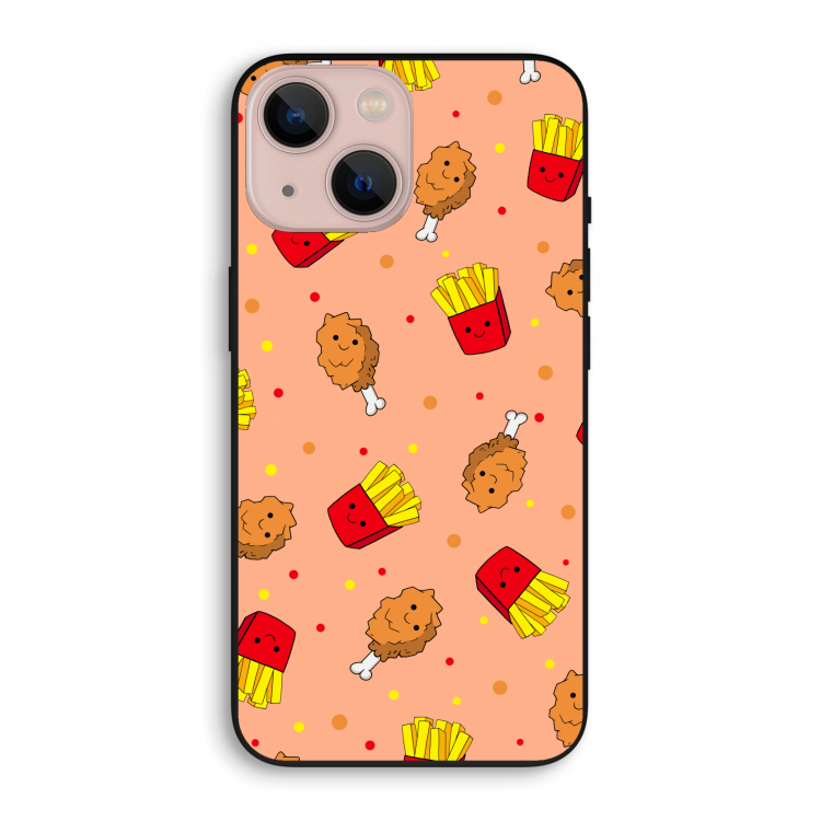Chicken 'n Fries: iPhone 13 mini Biologisch afbreekbaar hoesje