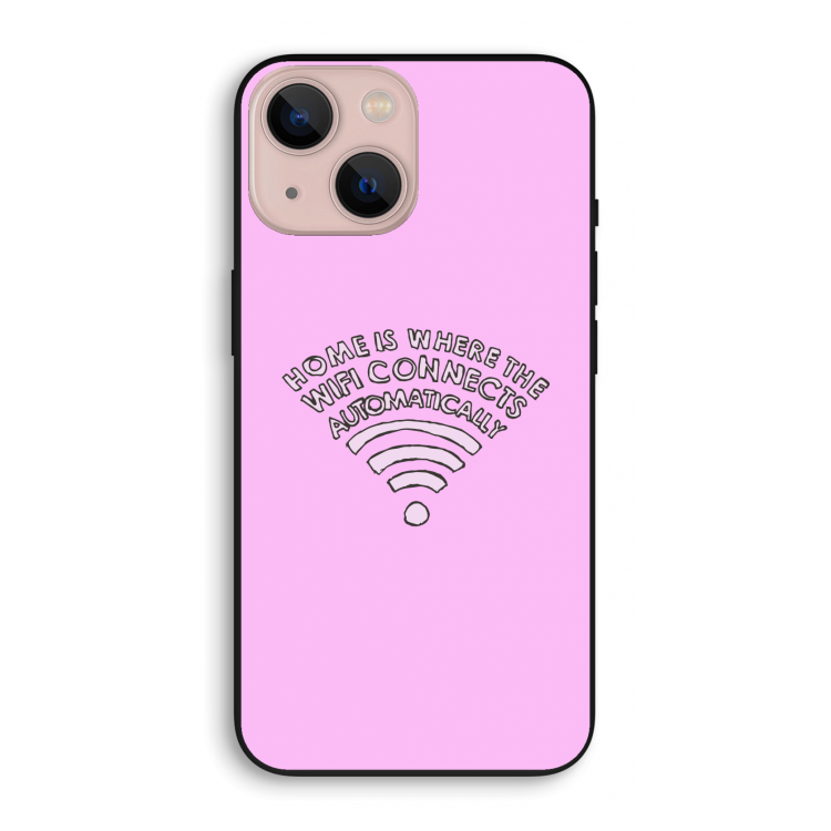 Home Is Where The Wifi Is: iPhone 13 mini Biologisch afbreekbaar hoesje