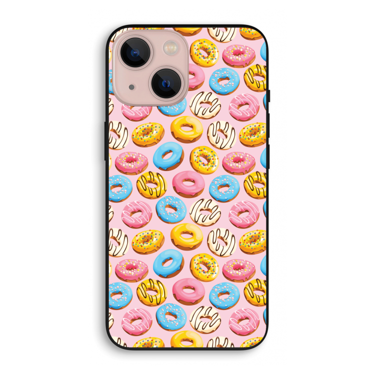Pink donuts: iPhone 13 mini Biologisch afbreekbaar hoesje