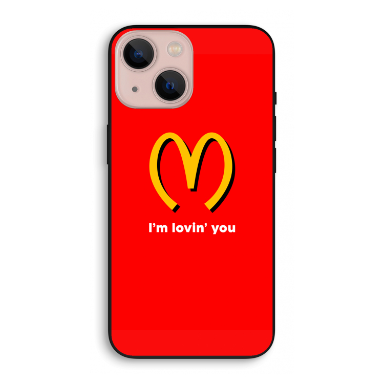 I'm lovin' you: iPhone 13 mini Biologisch afbreekbaar hoesje