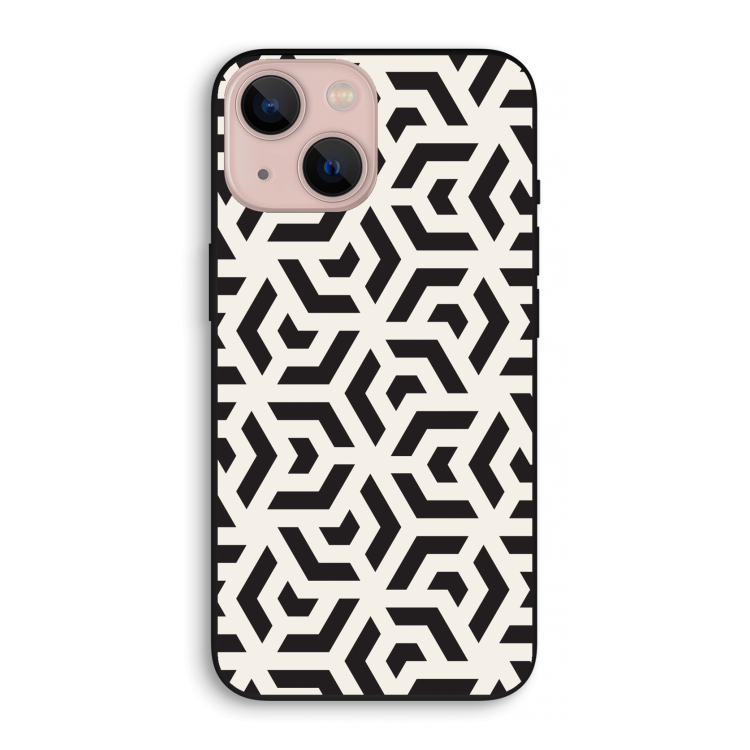Crazy pattern: iPhone 13 mini Biologisch afbreekbaar hoesje