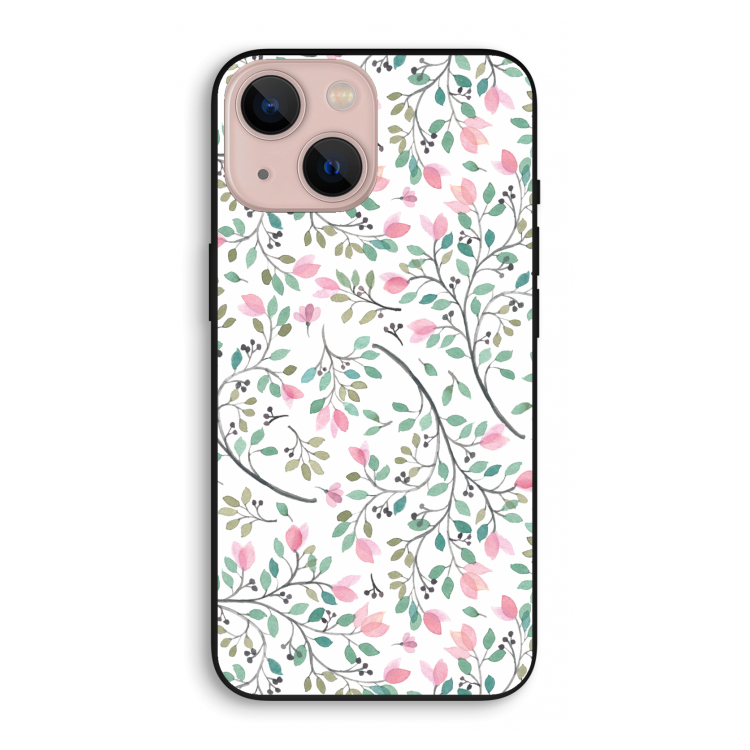 Sierlijke bloemen: iPhone 13 mini Biologisch afbreekbaar hoesje