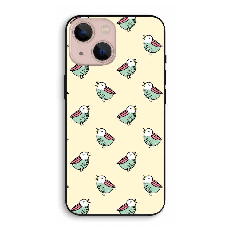 Vogeltjes: iPhone 13 mini Biologisch afbreekbaar hoesje