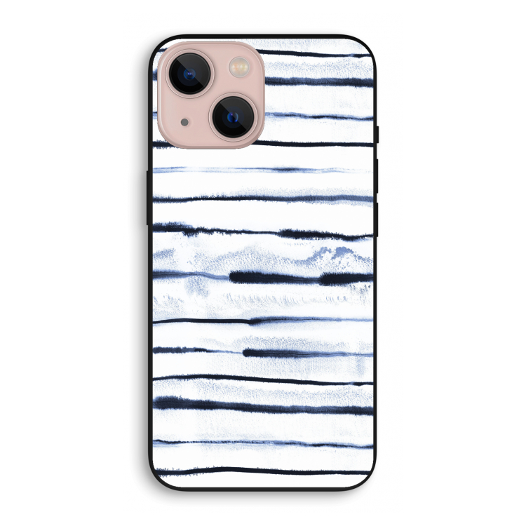 Ink Stripes: iPhone 13 mini Biologisch afbreekbaar hoesje