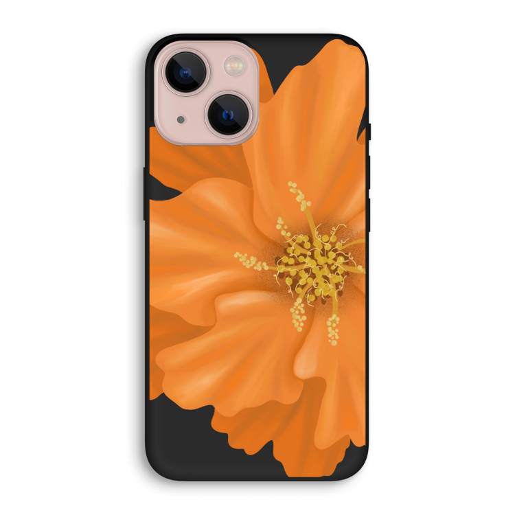 Orange Ellila flower: iPhone 13 mini Biologisch afbreekbaar hoesje