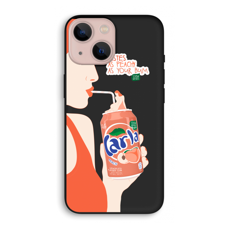 Peach please!: iPhone 13 mini Biologisch afbreekbaar hoesje