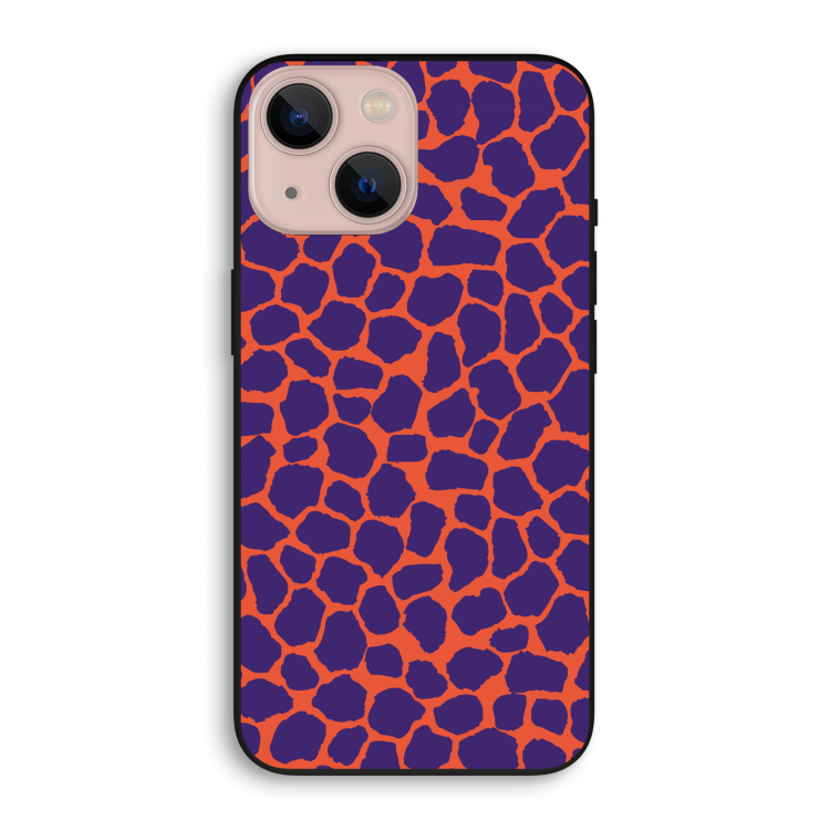 Purple Giraffe: iPhone 13 mini Biologisch afbreekbaar hoesje