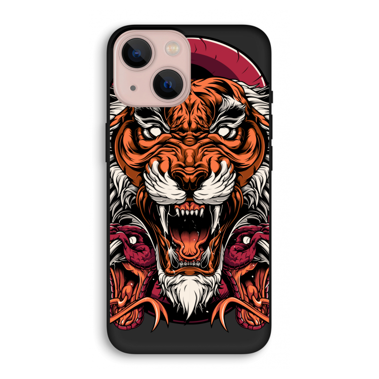 Tiger and Rattlesnakes: iPhone 13 mini Biologisch afbreekbaar hoesje