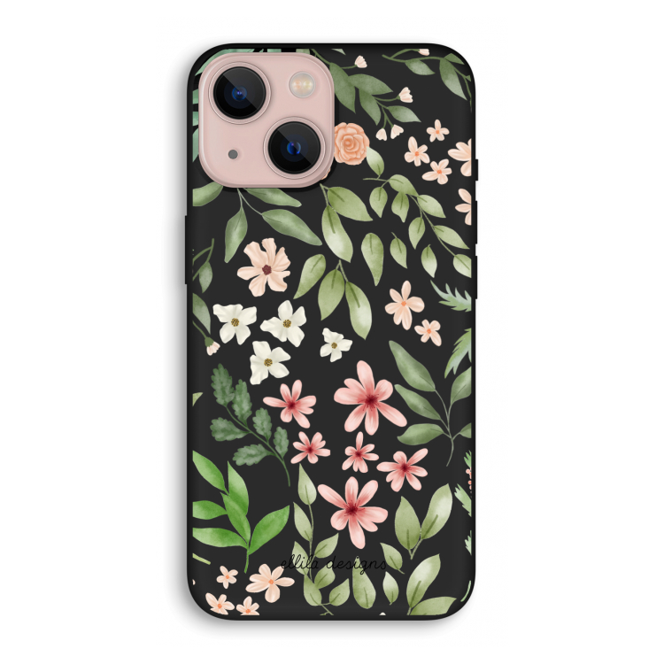 Botanical sweet flower heaven: iPhone 13 mini Biologisch afbreekbaar hoesje