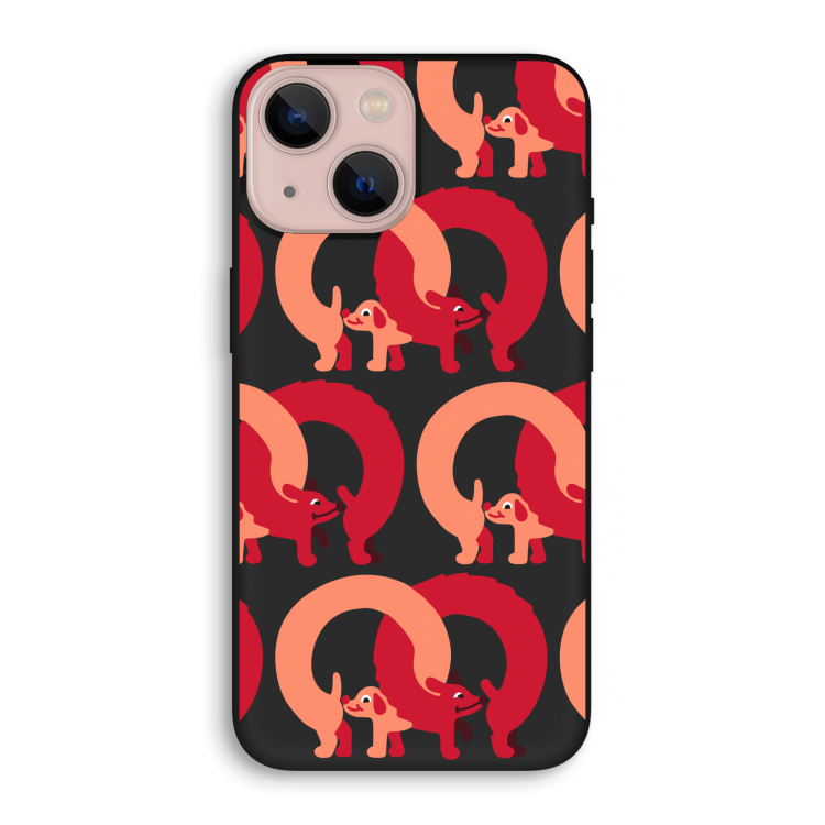 Dogs: iPhone 13 mini Biologisch afbreekbaar hoesje
