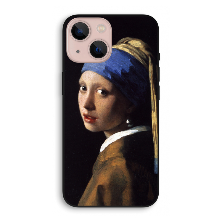 The Pearl Earring: iPhone 13 mini Biologisch afbreekbaar hoesje