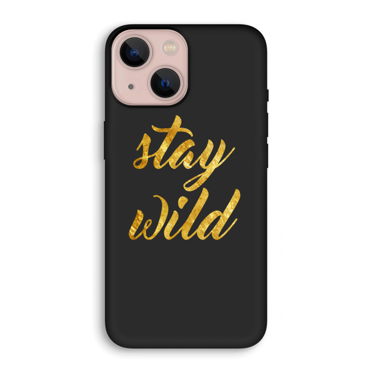 Stay wild: iPhone 13 mini Biologisch afbreekbaar hoesje