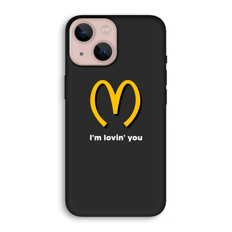 I'm lovin' you: iPhone 13 mini Biologisch afbreekbaar hoesje