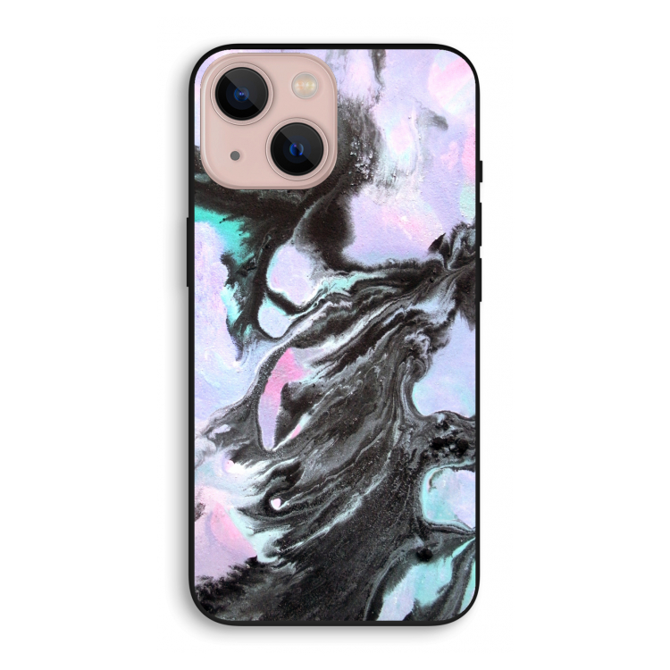Pastel zwart: iPhone 13 mini Biologisch afbreekbaar hoesje