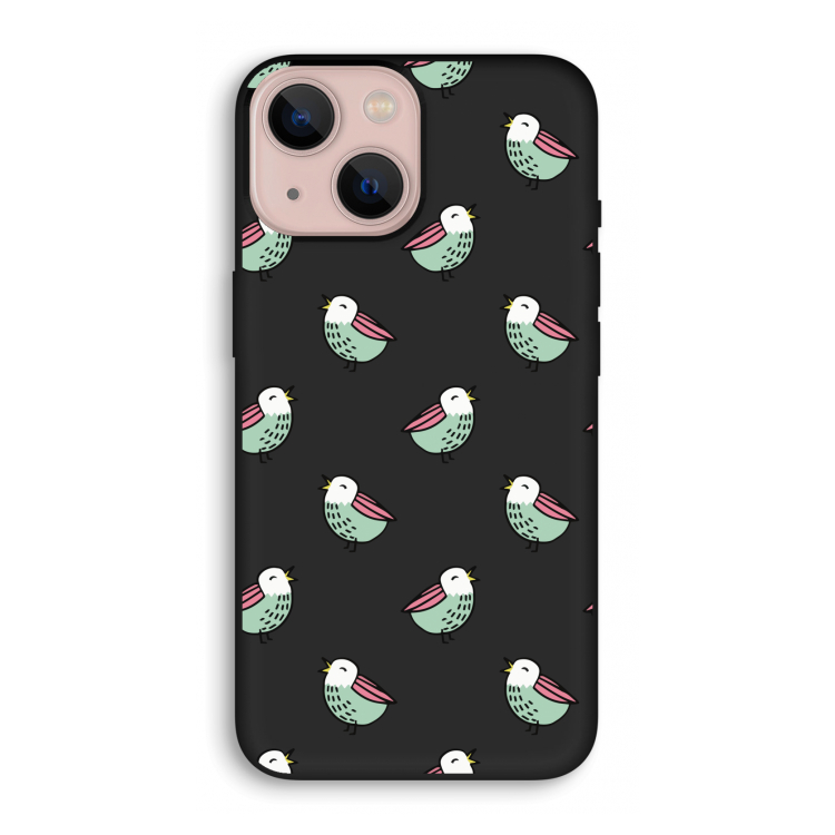 Vogeltjes: iPhone 13 mini Biologisch afbreekbaar hoesje