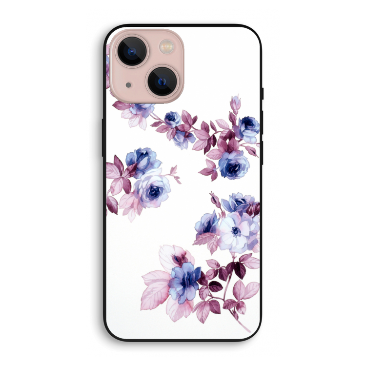 Waterverf bloemen: iPhone 13 mini Biologisch afbreekbaar hoesje