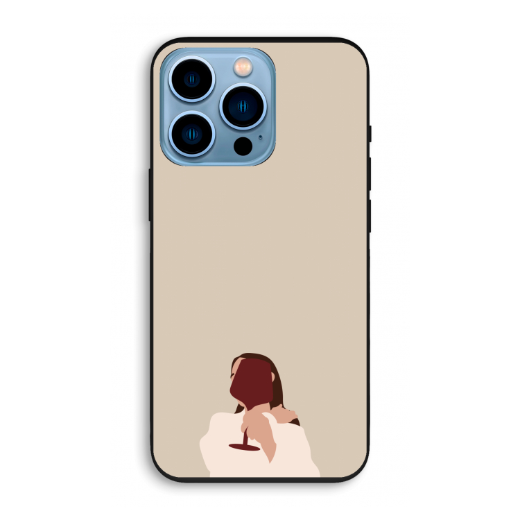 I drink wine: iPhone 13 Pro Biologisch afbreekbaar hoesje