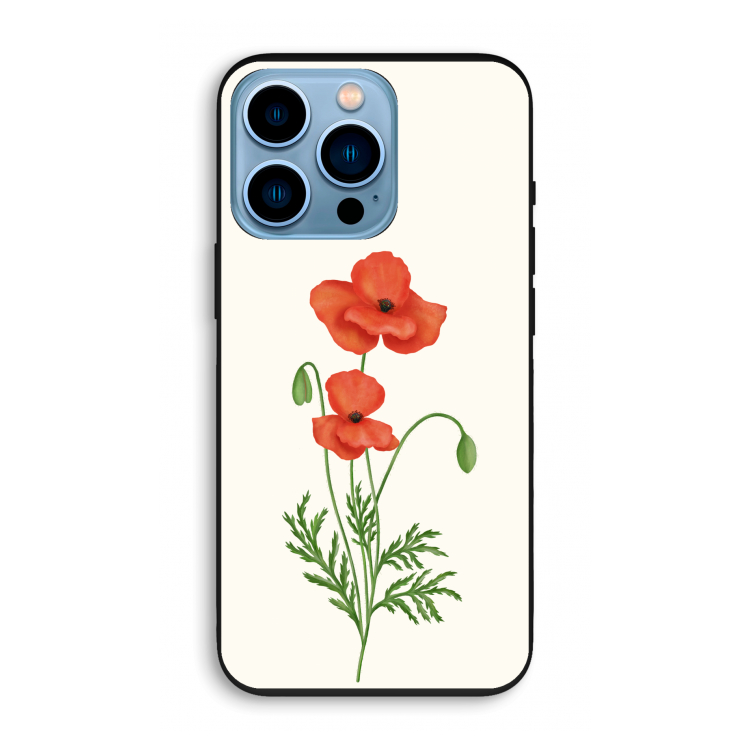Red poppy: iPhone 13 Pro Biologisch afbreekbaar hoesje