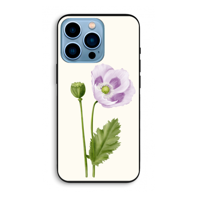 Purple poppy: iPhone 13 Pro Biologisch afbreekbaar hoesje