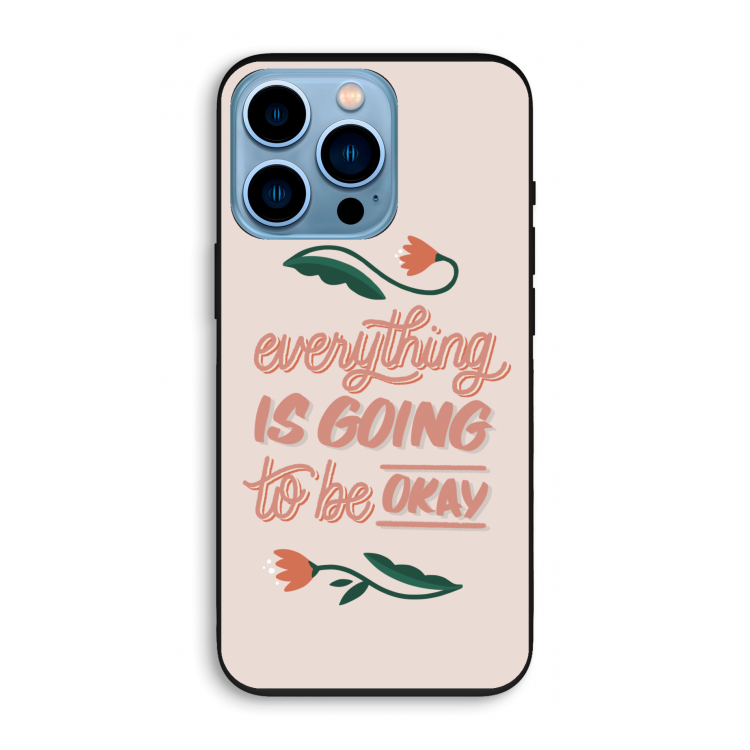 Optimistic flower girl: iPhone 13 Pro Biologisch afbreekbaar hoesje